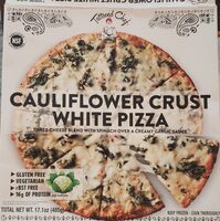 Cauliflower Crust White Pizza