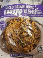 Riced cauliflower burrito blend