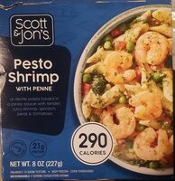 Pesto Shrimp with Penne
