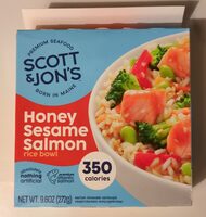 Honey Sesame Salmon Rice Bowl