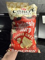 Seriously Sharp Cheddar Cheese Popcorn