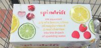 Sparkling Water Real Squeezed Fruit Pink Lemonade