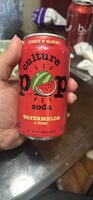Culture pop soda WATERMELON & lime