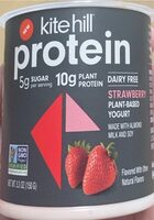 Strawberry plant-based yogurt