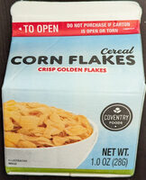 Cereal Corn Flakes Crisp Golden Flakes