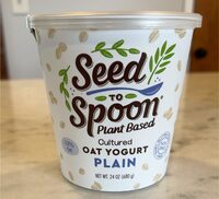 Plant Based Cultured Oat Yogurt Plain