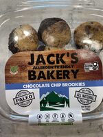Jack's allergen friendly Chocolate Chip Brookies