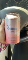 Recess mood strawberry rose magnesium & adaptogen infused sparkling water