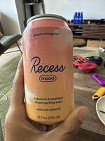Grapefruit tangerine magnesium & adaptogen infused sparkling water