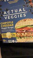 Chipotle Cheddar Veggie Burger