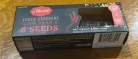 Snack crackers with bran