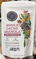 Whole Cacao Granola Dark Chocolate