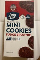 Mini cookies fudge brownie