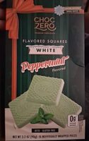 Premium Chocolate Squares - White Peppermint Flavor