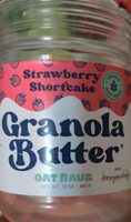 Strawberry shortcake granola butter