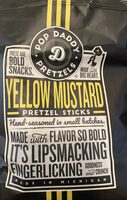 Yellow Mustard Pretzel Sticks