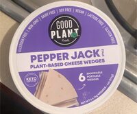 Plant-Based Cheese Wedges - Pepper Jack Style