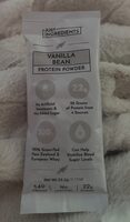Vanilla bean protein powder