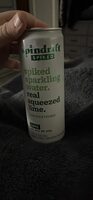 Spiked sparkling water. real squeezed lime.