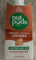 Cookie Butter sweetened and dairy free creamer