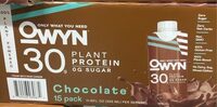 Plant protein chocolate shake