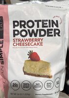 Protein Powder Strawberry Cheesecake