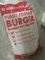 Plant foward burger