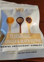 Tumeric with ginger and black pepper