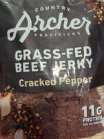 Family size cracked pepper beef jerky