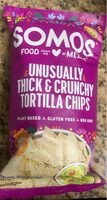 Unusually thick and crunchy tortilla chips