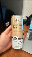 Sweet cream latte high protein iced coffee