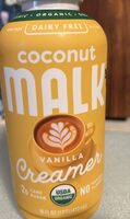 Coconut malk vanilla creamer