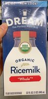 Organic Ricemilk Whole Fat