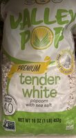 Tender white popcorn with sea salt