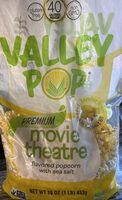 Movie theatre flavored popcorn with sea salt