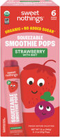 Organic Strawberry Squeezable Smoothie Pops