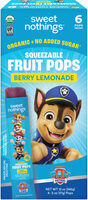 Organic Berry Lemonade Squeezable Fruit Pops