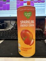 Sparkling Energy Drinks Strawberry Mango