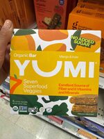 Organic Bar Mango & Kale Seven Superfood Veggies