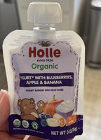 Yogurt* With Blueberries, Apple & Banana