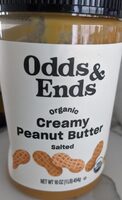 Organic creamy peanut butter salted