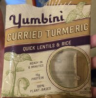 Curried Turmeric Instant Lentils and Rice