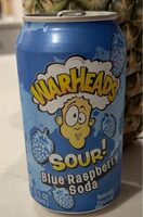 Warheads Sour! Blue Raspberry Soda