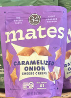 Caramelized Onion Cheese Crisps