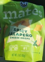 Spicy Jalapeño Cheese Crisps