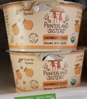 Savannah's Peach Organic Skyr Yogurt