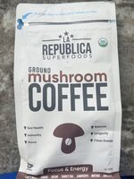 Ground mushroom coffee