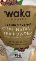 Vanilla flavored Chai instant tea powder