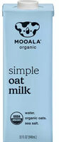 Simple oat milk