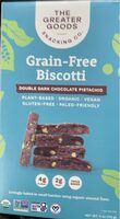 Grain-Free Biscotti Double Dark Chocolate Pistachio
